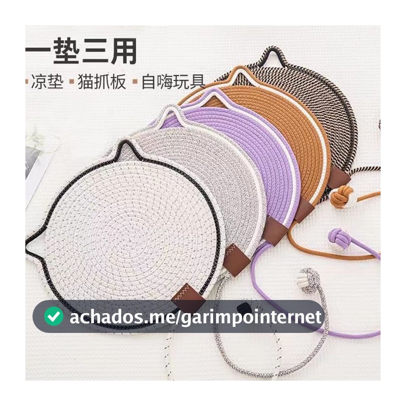 Tapete Arranhador Brinquedo Gato/ Interativo/ Limpa Pata