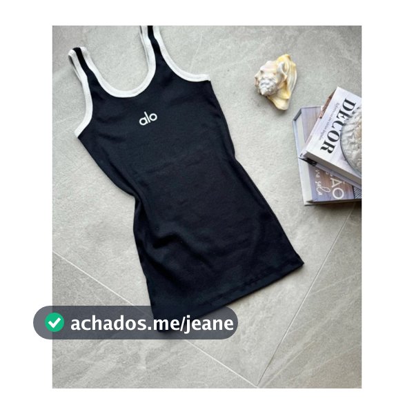 Regata Alo Regata Feminina Canelada Tecido Ribana Blusinha Alô