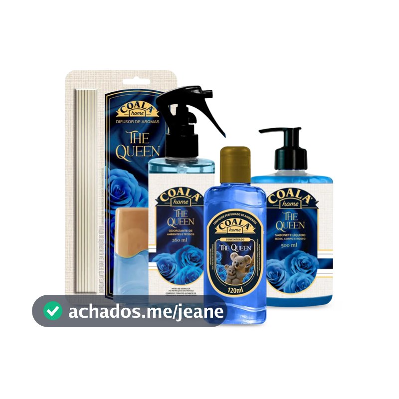 Kit de Limpeza The Queen Coala Home - 4 itens