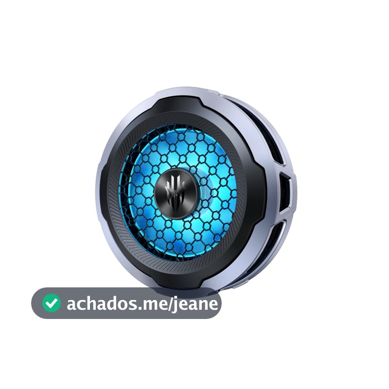 Redmagic Cooler 8 Air Resfriamento -20℃, 65g Ultraleve, 30dB Silencioso, 18W Alta Potência, Cor Prateado