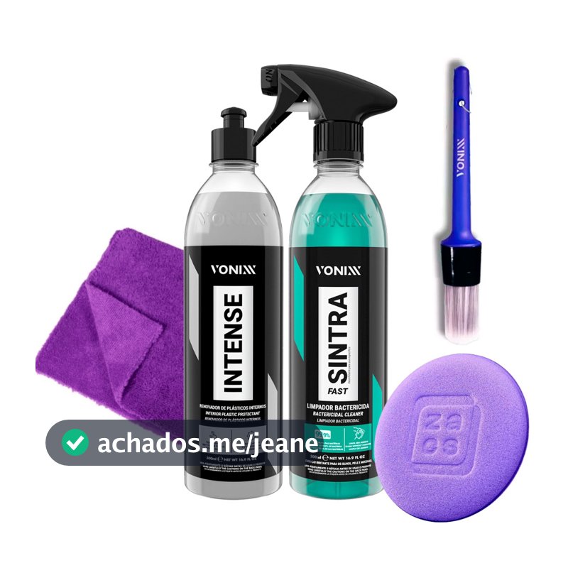 Kit Limpeza de Painel E Revitalização Intense Sintra Fast Vonixx