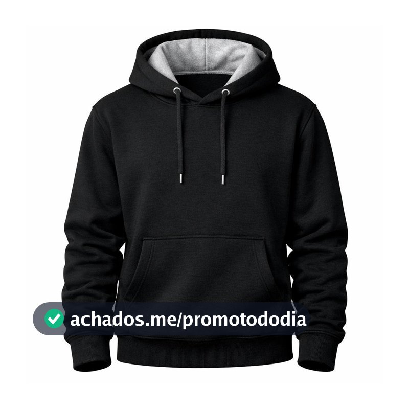 Moletom Canguru Unissex  Premium – Forrado, Bolso Canguru e Costura Reforçada Dia a Dia