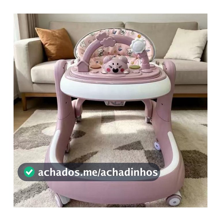 Andador para bebês com dispositivo anti-tombamento ajustável – 2935