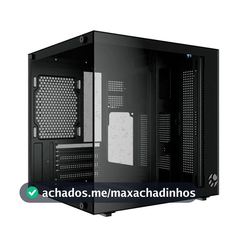 Gabinete Gamer Bluecase BG-066 Life, Mini-Tower, Lateral de Vidro, Preto, BG-066-LIFE-BK