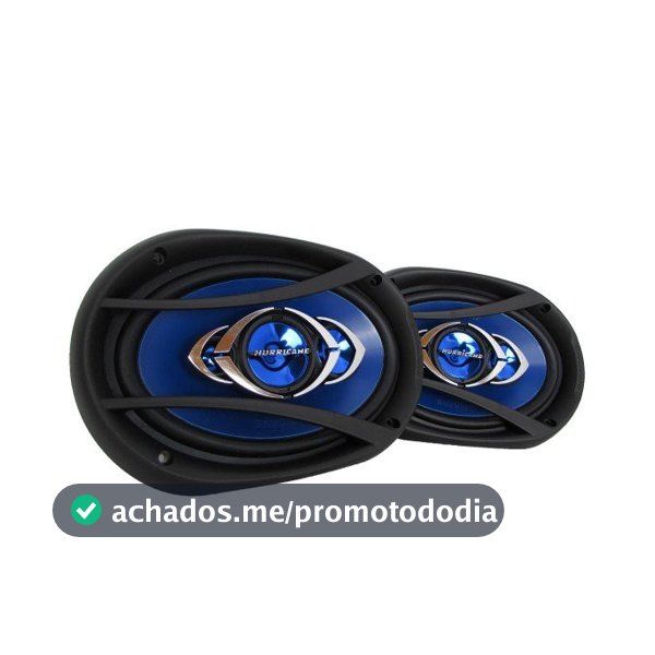 Par Alto Falante Hurricane Quadriaxial Cm69 6x9 180w Rms