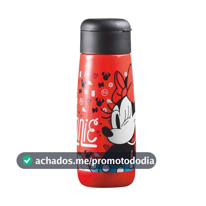Garrafa Estampa Minnie 350 ml