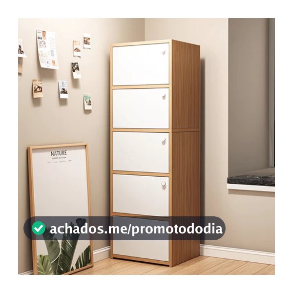 organizador de escritório doméstico, prateleiras armário armazenamento Estante de madeira com porta, estante para livros
