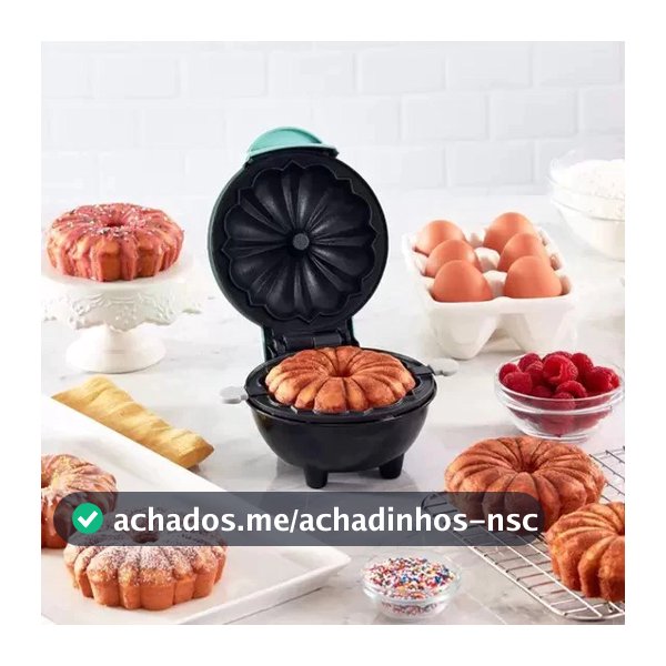 Mini Máquina De Fazer Bolo Bundt Maker 110v 5 Cor