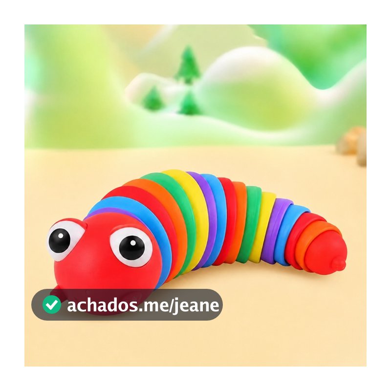 Brinquedo Lesma Caracol Lagarta De Minhocas Alivia o Estresse Divertido para Crianças