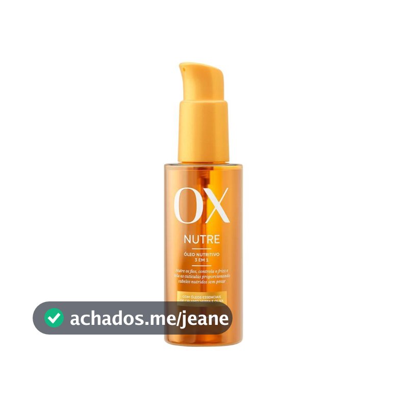 Óleo Capilar Nutritivo OX Nutre 120ml