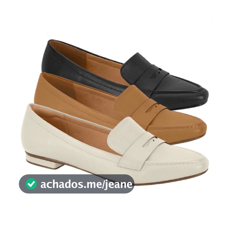 Mocassim Feminino Vizzano Bico Fino Sapato Social Confortável Casual Original Elegante Calce Fácil