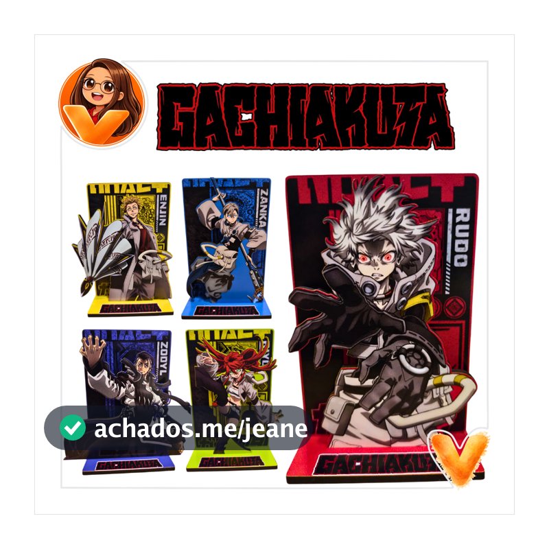 Totem Gachiakuta - Display de Mesa - Decorativo Colecionável Anime