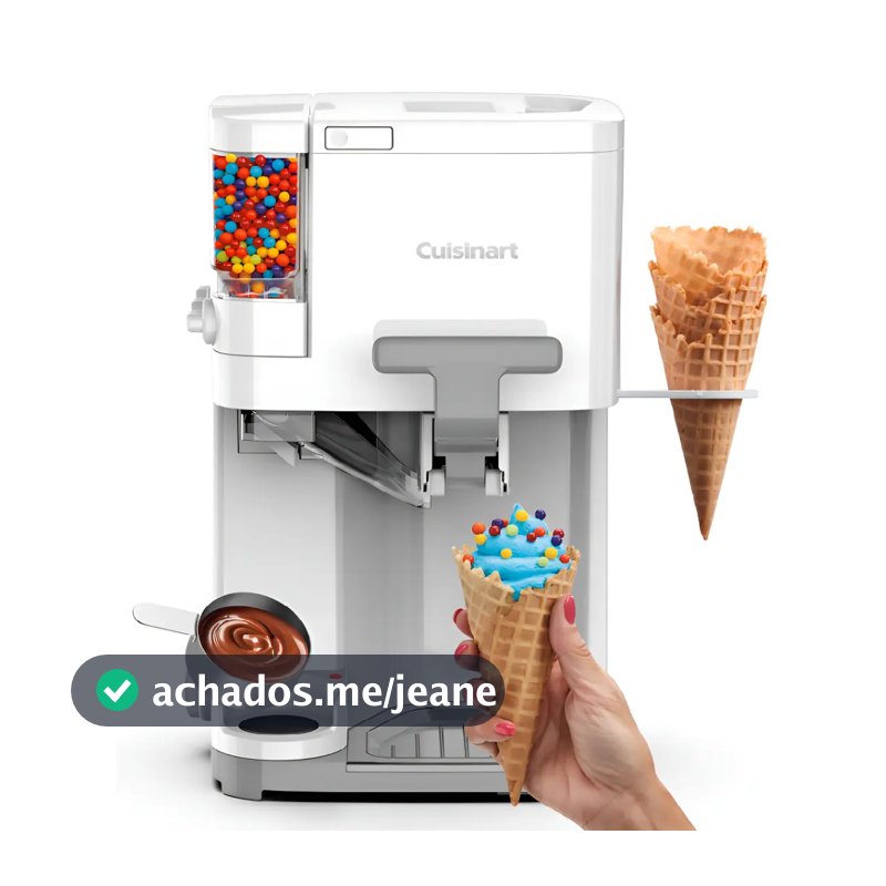 Sorveteira Máquina de Sorvete Cuisinart Ice 48BRB 1,4L 220v