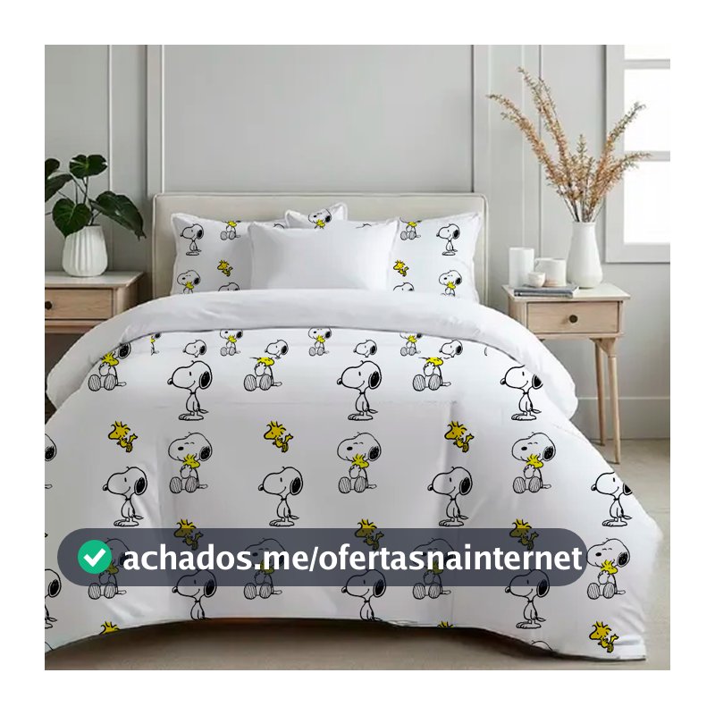 Edredom Snoopy casal - edredom de Snoopy fofo - edredom solteiro Snoopy - edredom Queen Snoopy