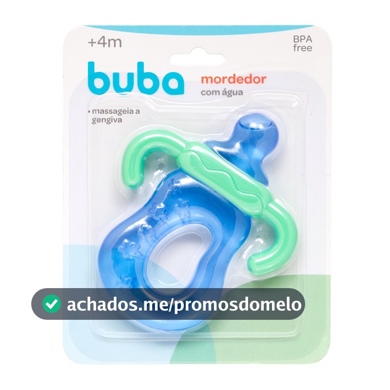 MORDEDOR MAMADEIRA AZUL BUBA MASSAGEADOR