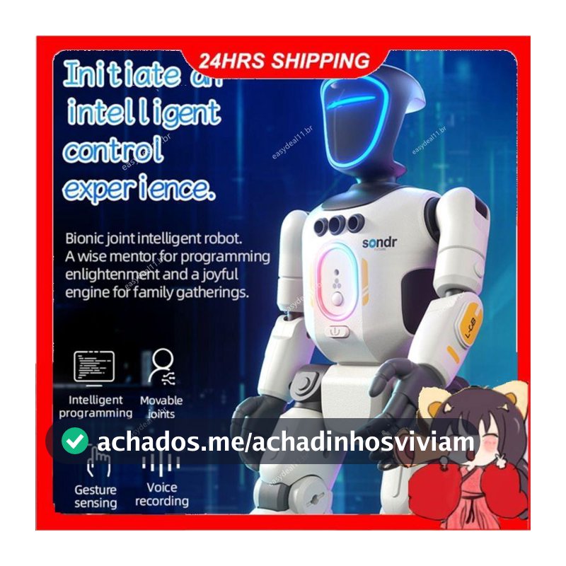 Robô RC Inteligente Controle Remoto AI Brinquedo De Dança Programável Presente Para Infantil