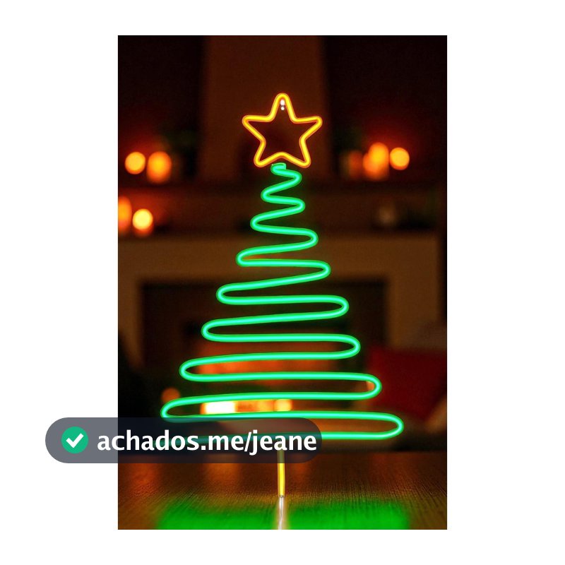 Árvore Natal Led Estrela Brilhante Iluminada