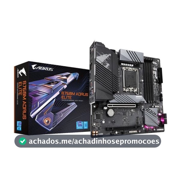 Placa Mãe Gigabyte B760m Aorus Elite Ddr5 Hdmi Intel