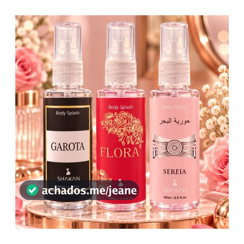 Kit 3 Bodysplash Grife Feminino Perfumes Famosos