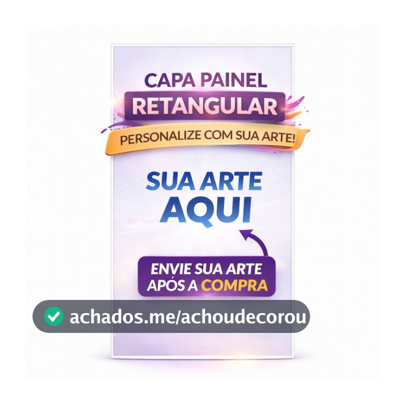 Capa Painel Retangular Veste Fácil Com Sua Arte Tecido Poliéster Festa Decorativa Enviar sua Arte