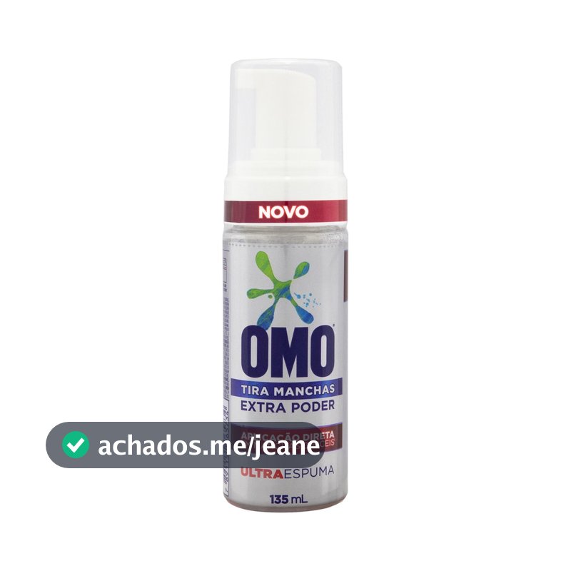 Tira-manchas Ultra Espuma Omo Poder Extra 135ml