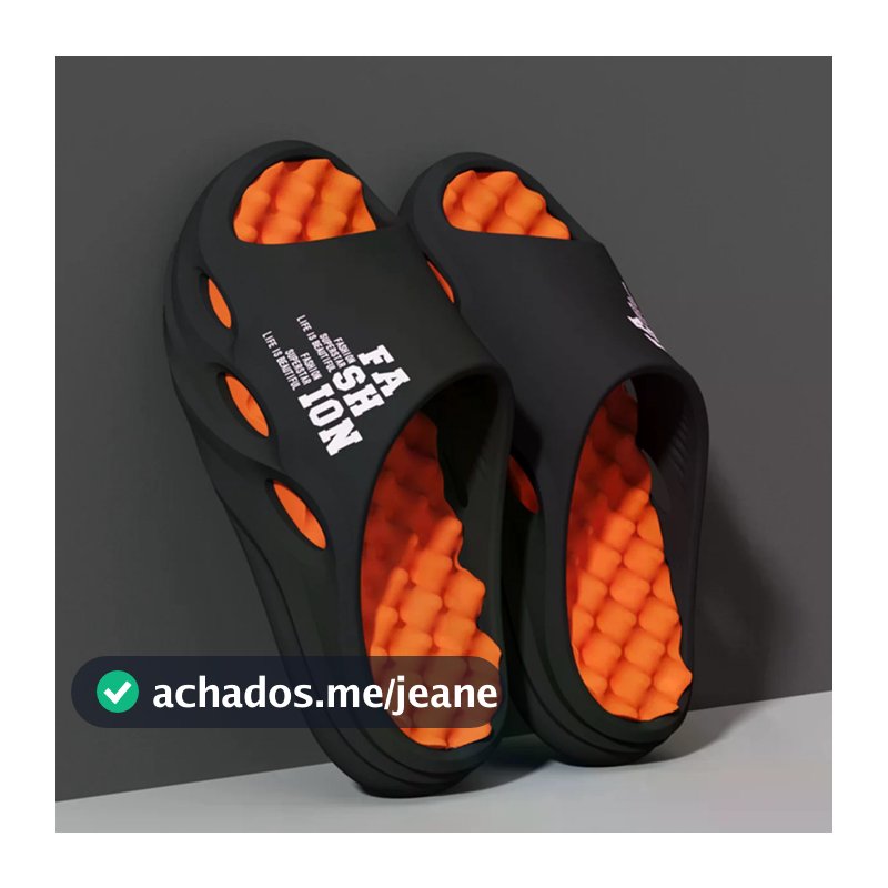 Moda Masculina Chinelos De Massagem Interior/Exterior Sandálias Praia Flip Flop Sola Grossa Masculino Slides Verão Antid