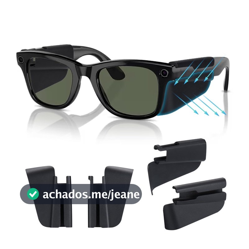 Mity rain 2 Pares De Óculos De Silicone Protetores Laterais Para meta Wayfarer/Skyler/Headliner