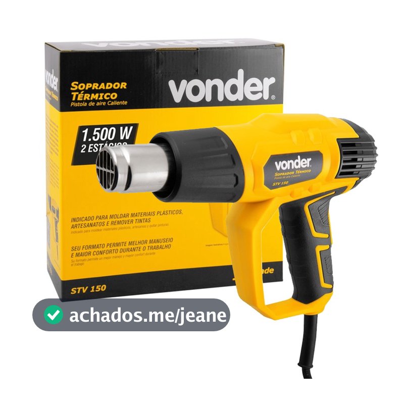 Soprador Térmico Vonder STV150 110V ou 220V Com 4 Bicos