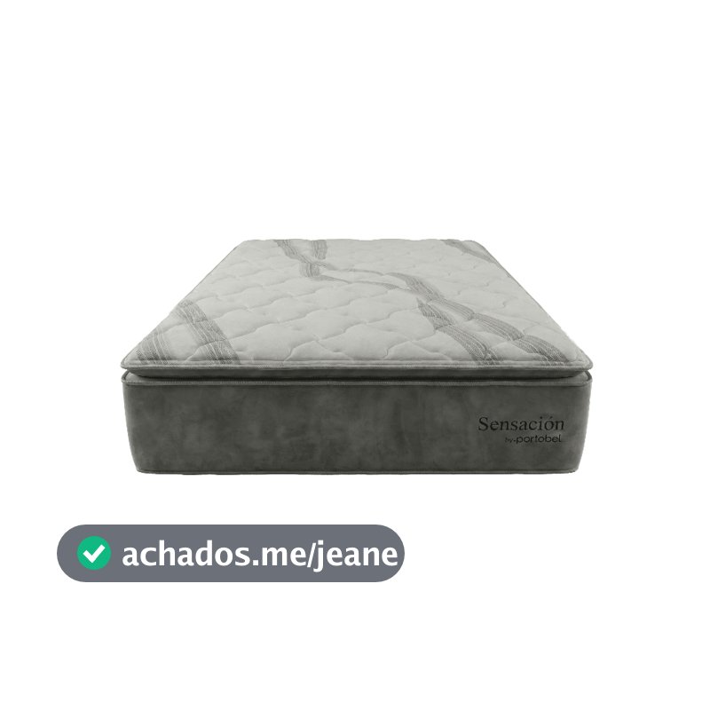 Colchão Sensacion - Molas Ensacadas e Espuma D26 - CASAL - Portobel - 188x138x38