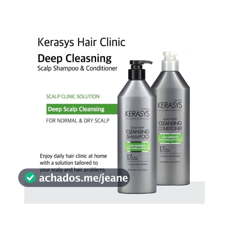 kerasys Scalp Deep Cleansing Shampoo/Condicionador