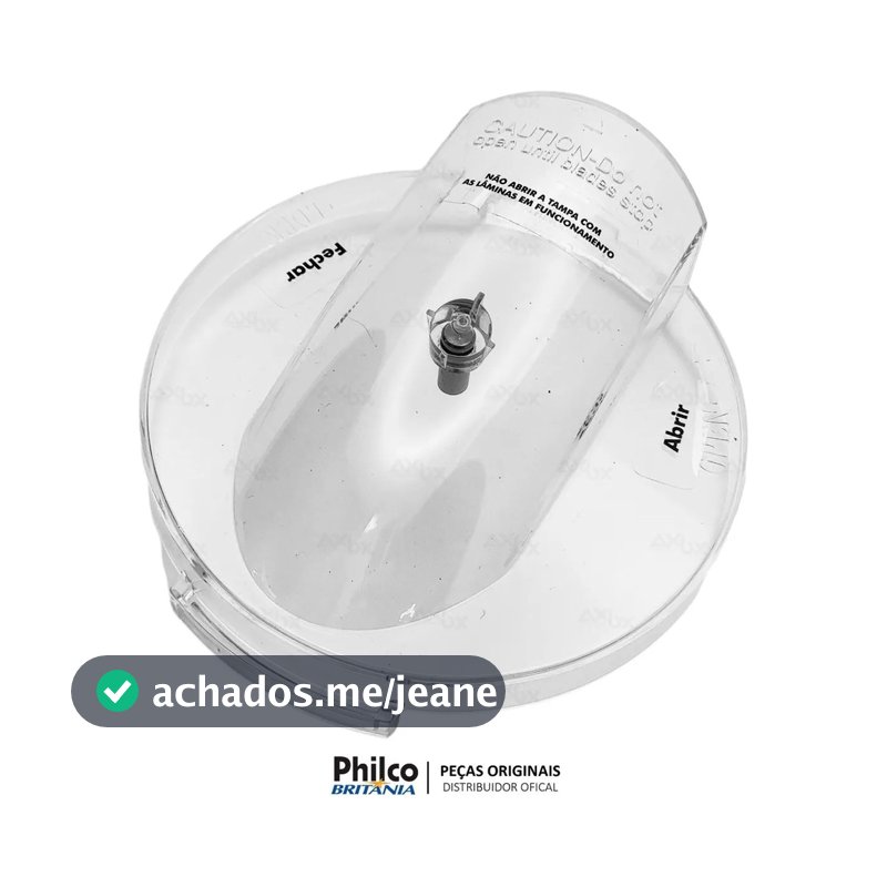 TAMPA DA JARRA 2P MINI MULTI PROCESSADOR DE ALIMENTOS BRITANIA CADENCE VICINI EPV-86 ORIGINAL