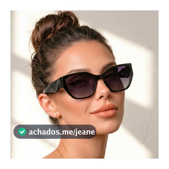 Óculos de Sol Valencia Gatinho Armação Premium Modelo Vintage Clássico Blogueira uv400 Feminino