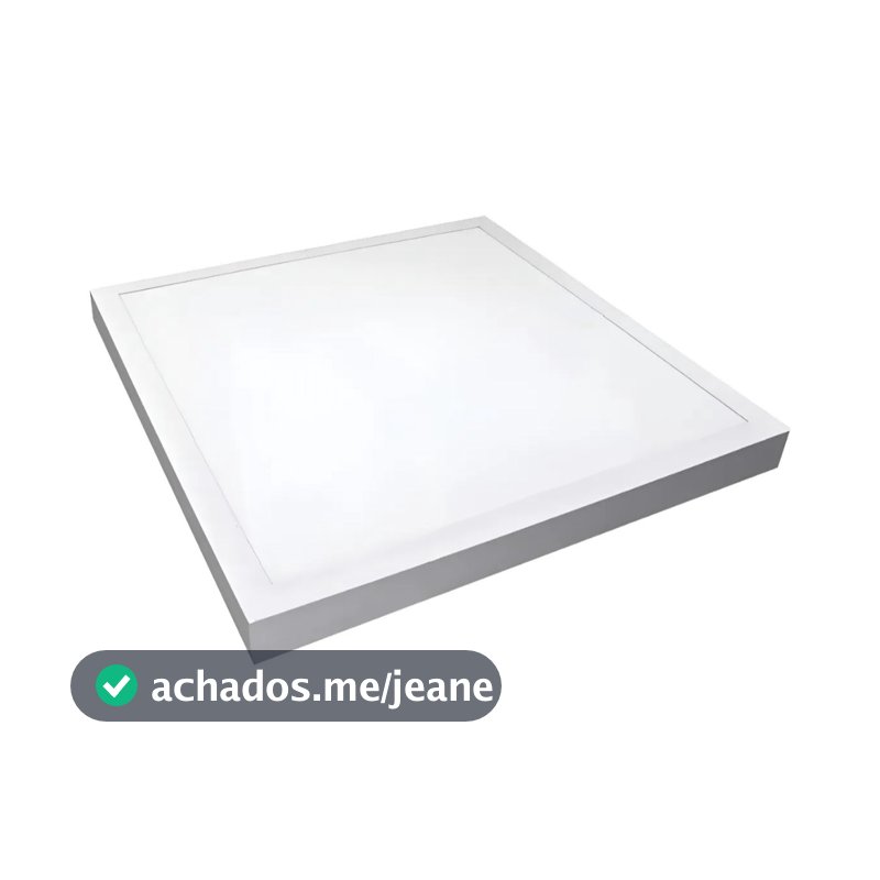 Painel Plafon Led Sobrepor 40w Quadrado 40x40 Branco Frio