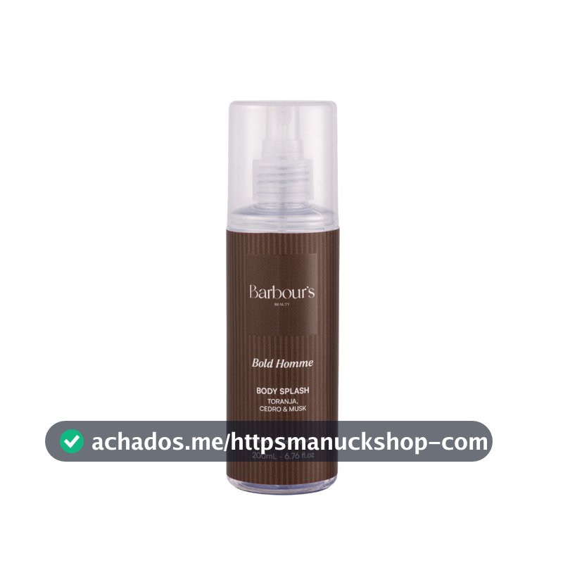 Body Splash Masculino Bold Homme Desodorante Barbour's 200ml