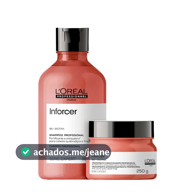 Kit Inforcer Shampoo 300ml e Máscara 250ml - L'Oréal