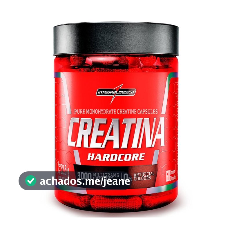 Creatina Monohidratada Integralmedica 60 cápsulas