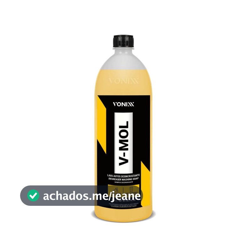 Vonixx V-Mol 1,5L Lava Autos Desincrustante Concentrado Desengraxante Remove Barro e Graxa (90)