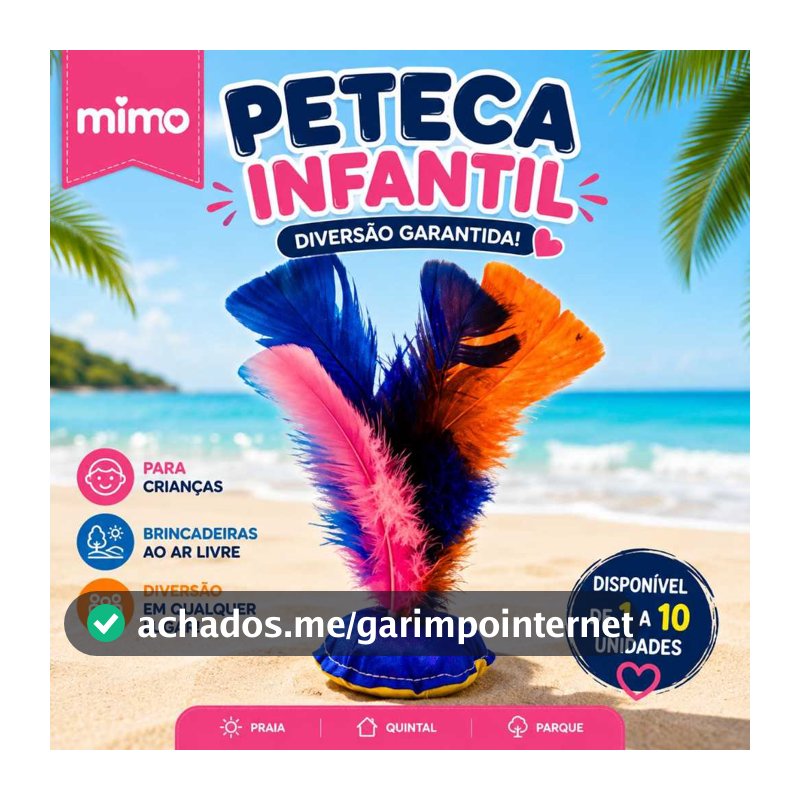 1 a 10  Peteca Infantil Prendas Festa Junina Aniversário Brinquedo Lembrancinha Cores Sortidas