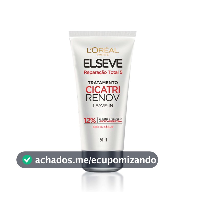 Leave-in de Tratamento L'Oréal Paris Elseve Cicatri Renov, 50ml