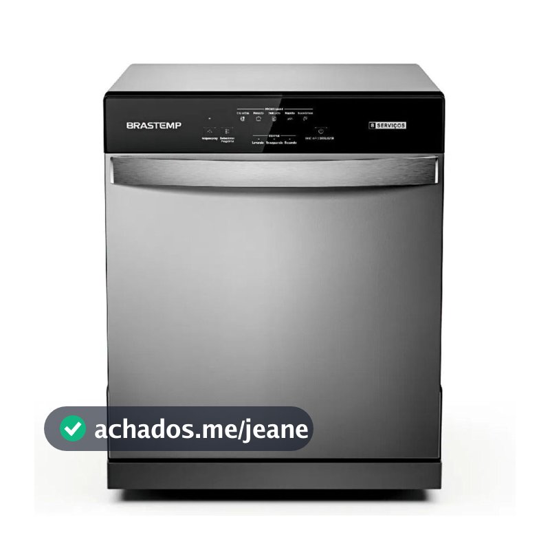 Lava-louças Brastemp BLF08BS 8 Serviços Prata