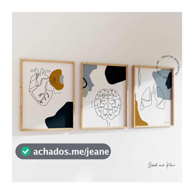 Quadro Decorativo Anatomia Humana, decoração casa Quadro Decorativo Medicina Minimalista tamanho grande Decoração para sala casa cozinha quarto Quadro decorativo Corpo Humano abstrata Moderno Decoração Corpo Humano Retro arte #27