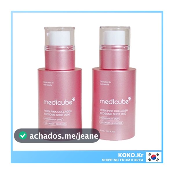 MEDICUBE PDRN Rosa Colágeno Exosome Shot 2000/7500 30ml Com Brindes