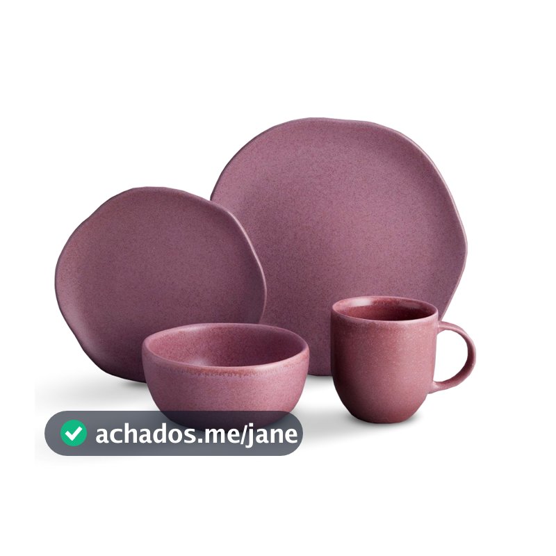 Aparelho De Jantar Gulupa Conjunto 16 Peças Cerâmica