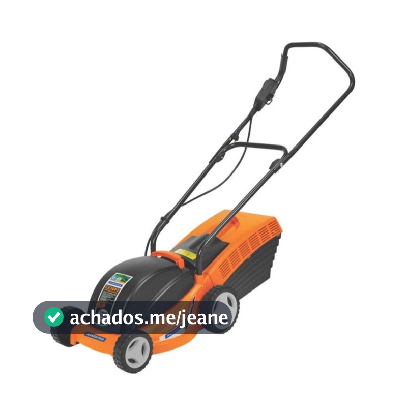 Cortador De Grama Elétrico 1300w Com Coletor Tramontina Alt Laranja/preto 127v