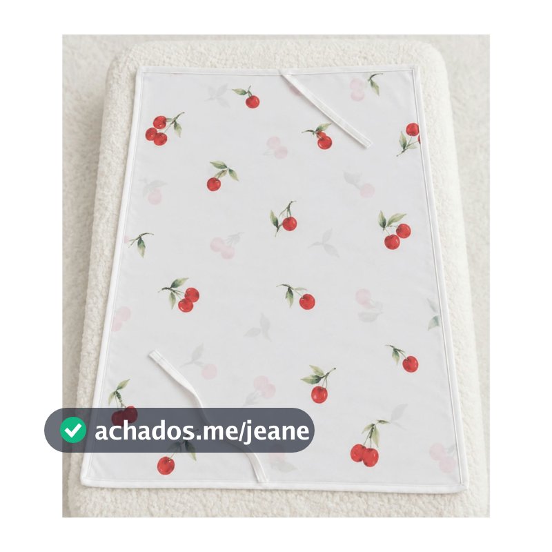 Trocador Portatil Para Bebê Raposinha Bosque Trocador para bebe Tema da Raposa Plastificado Dupla face