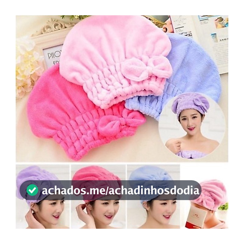 1/2/3/4 unidades Touca para seca cabelo Mágica Touca de Banho Absorvente Toalha de Microfibra
