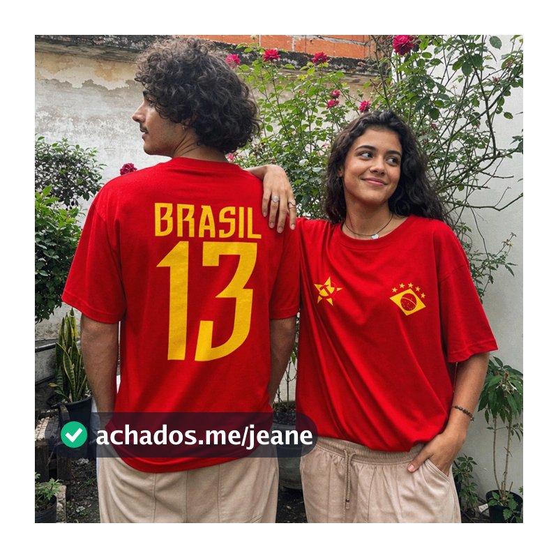 Camisa Camiseta Brasil 13 Comunista Unissex em Algodão Premium Edição Copa do Mundo 2026