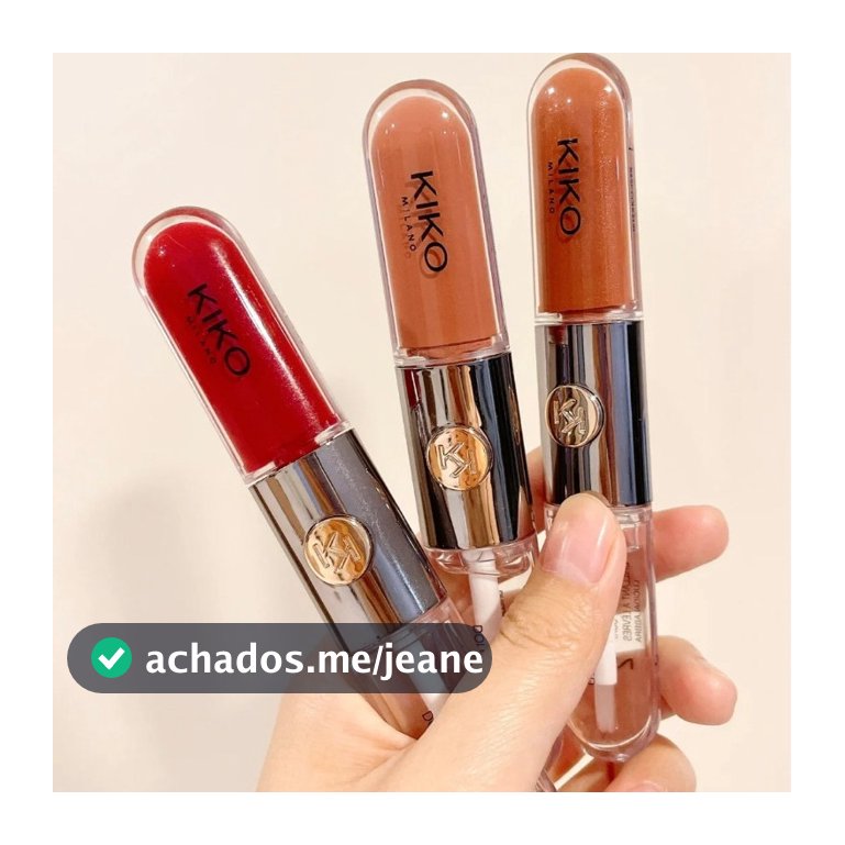 K Brilho labial clássico de duas cabeças Brilho labial de duas cabeças
