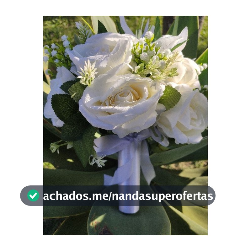 Lírio Buquê De Noiva Pronto Casamento Artificial Realista 1 Buquê Branco + 1 Lapela