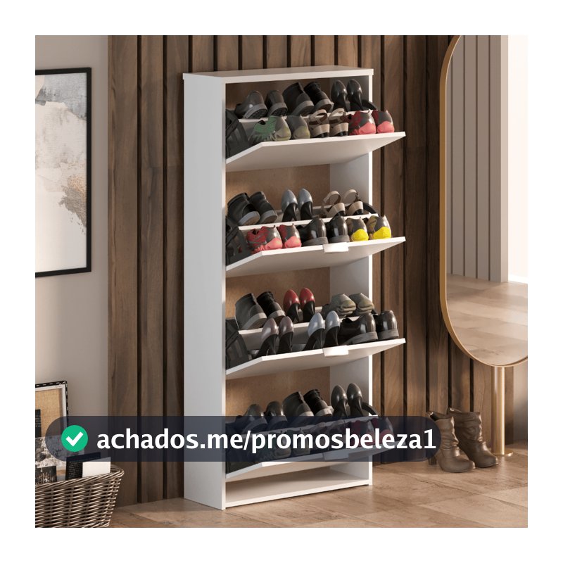 Armário Sapateira Safira 4 Portas